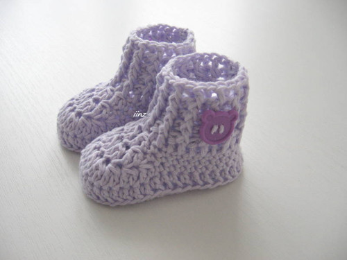 Háčkované botičky (10 cm) — foto 2