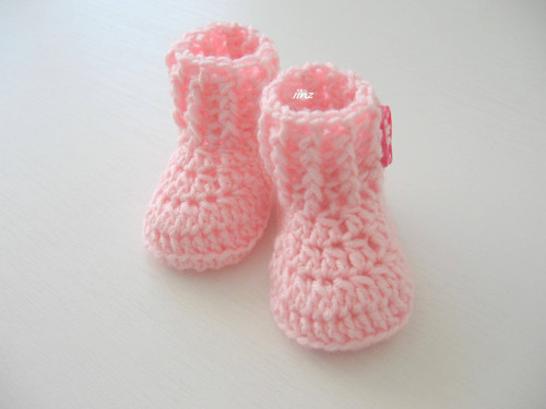 Háčkované botičky (9 cm) — foto 4