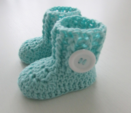 Háčkované botičky (9 cm) — foto 5