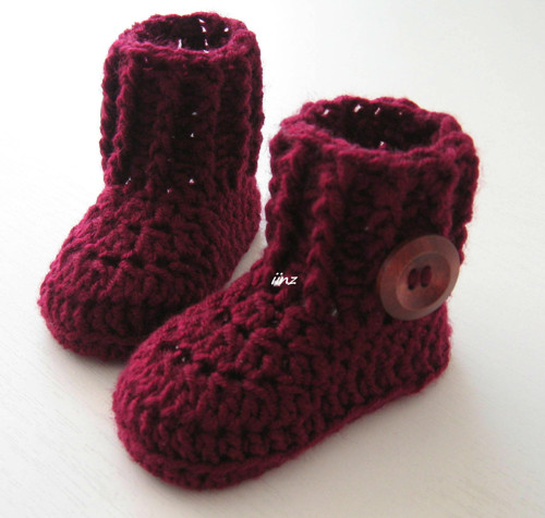Háčkované botičky (11 cm) — foto 6