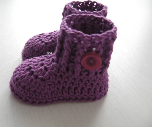 Háčkované botičky (10 cm) — foto 4