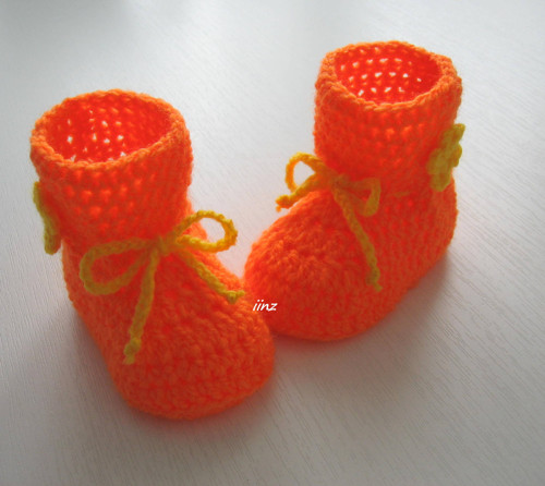 Háčkované botičky (11 cm) — foto 6