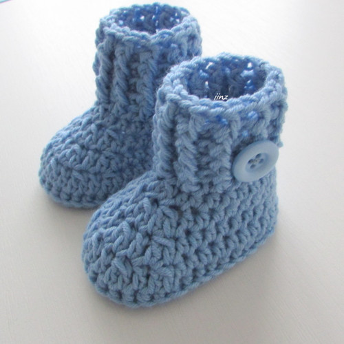 Háčkované botičky (9 cm) — foto 4