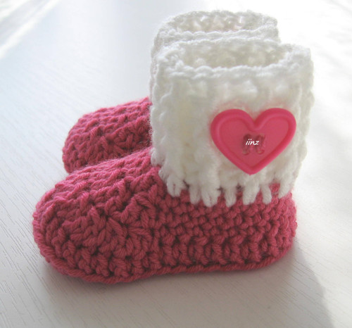 Háčkované botičky (9 cm) — foto 6