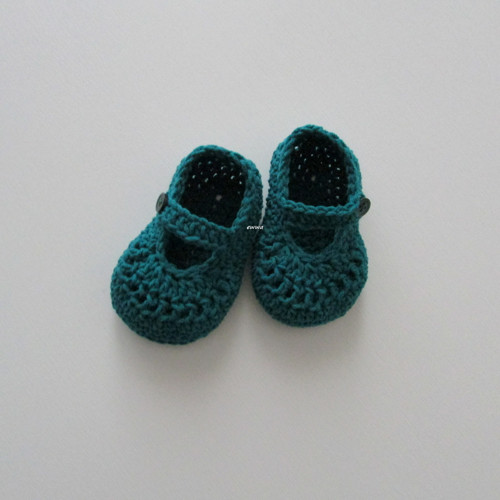 Háčkované botičky (10 cm) — foto 4