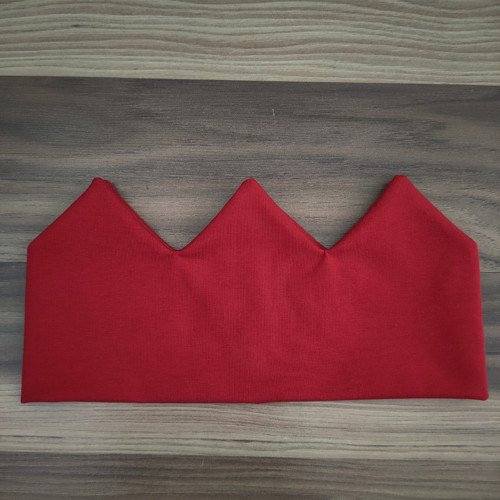 Čelenka korunka - tmavě červená — foto 2