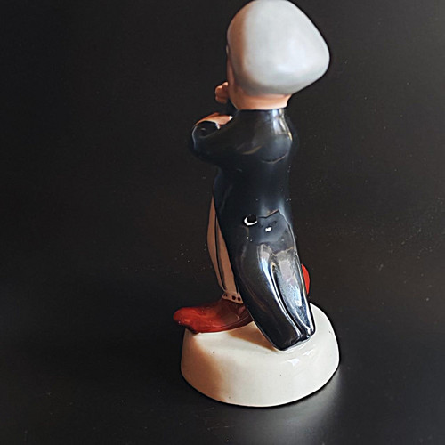 Porcelánová figurka klarinetista — foto 6