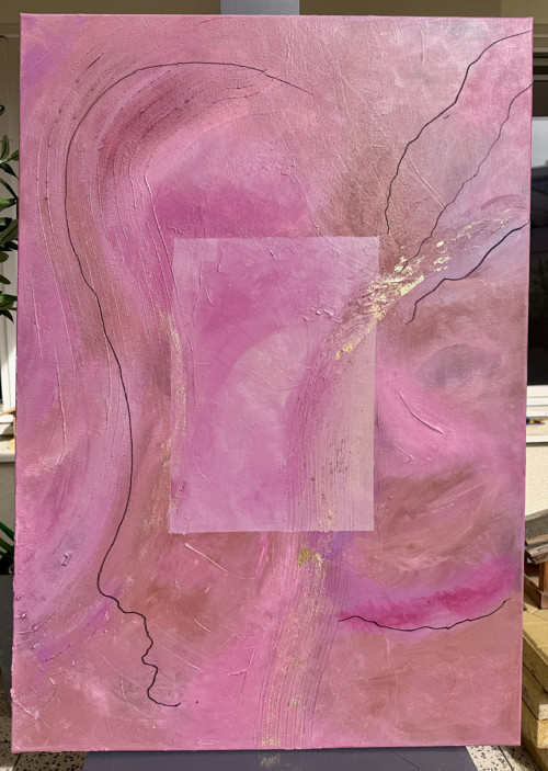 Silky whispers, 70x100cm — foto 3