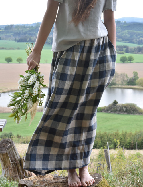 Dlouhá lněná sukně — foto 2