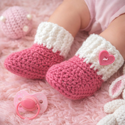 Háčkované botičky (9 cm) — foto 2
