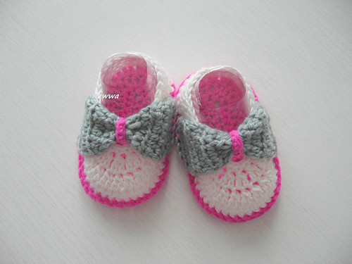 Háčkované botičky (11 cm) — foto 5