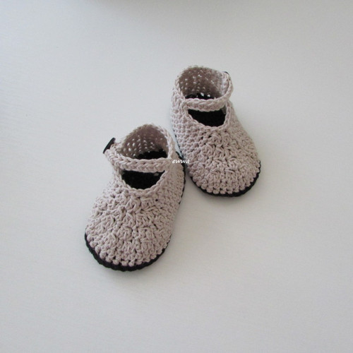 Háčkované botičky (12 cm) — foto 4