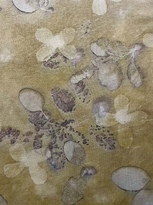 Bavlněné tričko ecoprint — foto 3