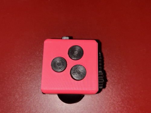 Antistresová kostka - Fidget cube (větší) — foto 2