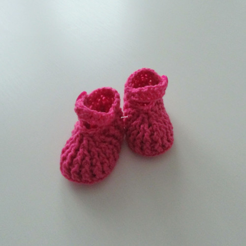 Háčkované botičky (10 cm) — foto 4