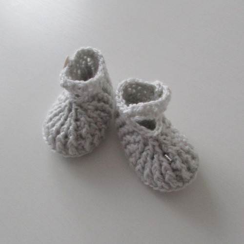 Háčkované botičky (9,5 cm) — foto 4