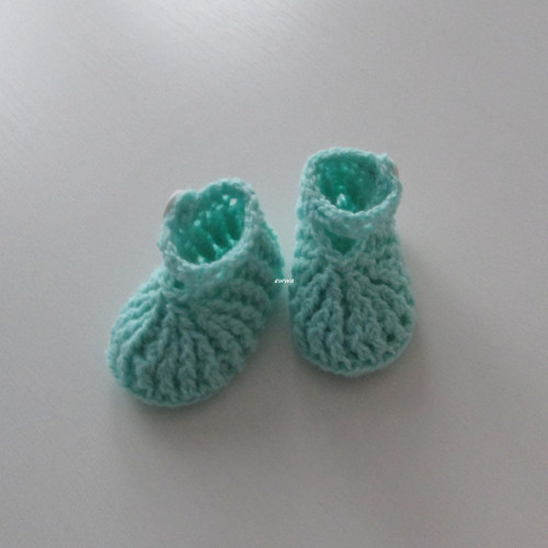 Háčkované botičky (9 cm) — foto 4