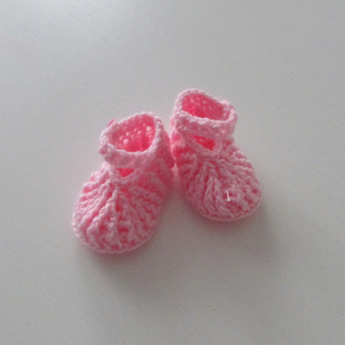Háčkované botičky (9 cm) — foto 4