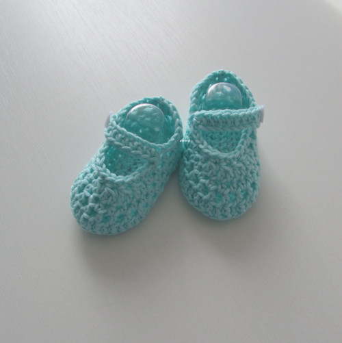 Háčkované botičky (10 cm) — foto 4