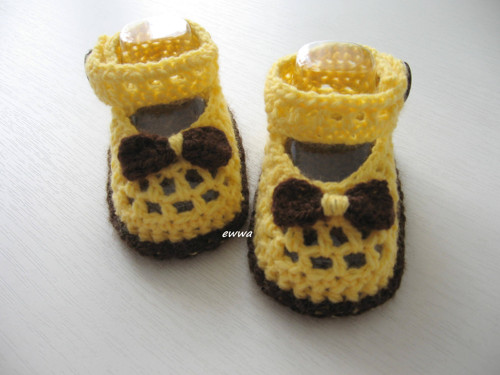 Háčkované botičky (11 cm) — foto 4