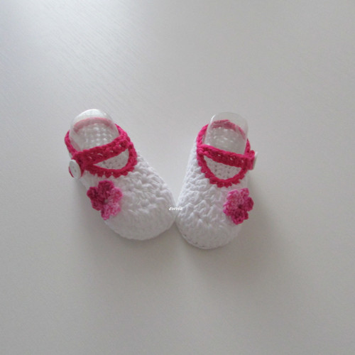 Háčkované botičky (10 cm) — foto 4