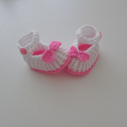 Háčkované botičky (12 cm) — foto 5