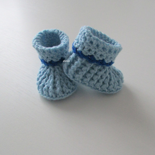 Háčkované botičky (9 cm) — foto 4
