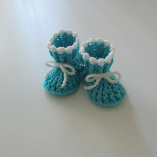 Háčkované botičky (10 cm) — foto 4