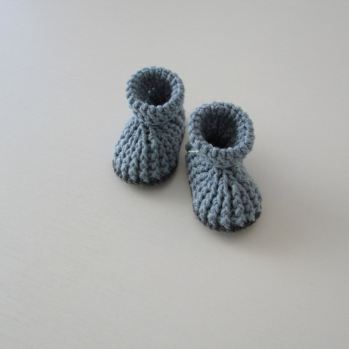 Háčkované botičky (11 cm) — foto 6