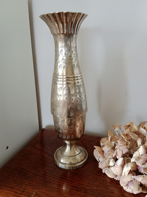 Mosazná váza 26 cm — foto 2