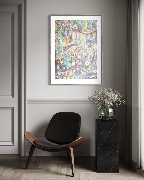 Vivid garden, 50x70cm — foto 6