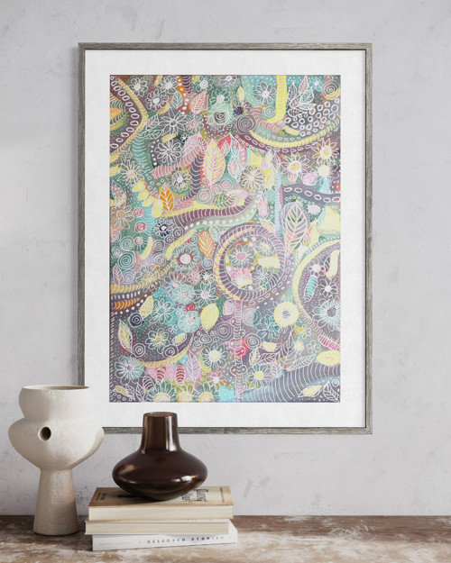 Vivid garden, 50x70cm — foto 3