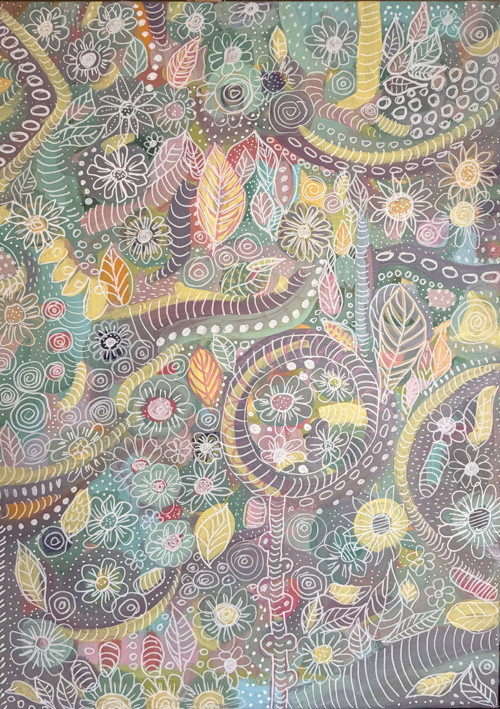 Vivid garden, 50x70cm — foto 2