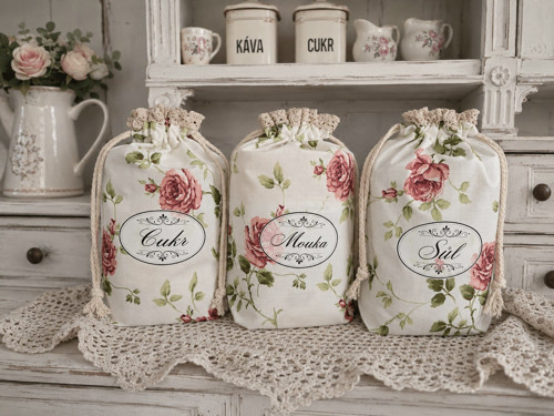 Stylový textilní obal v shabby chic stylu — foto 3
