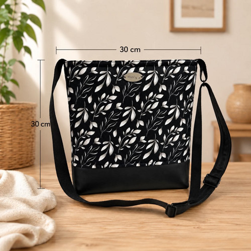 Crossbody - Lístky na černé — foto 2