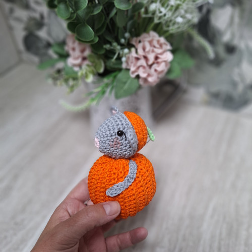Návod na háčkovanou myšku — foto 4
