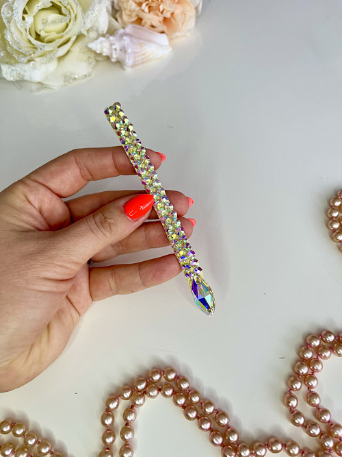 Pásek do vlasů Charm zdobený AB crystaly — foto 4