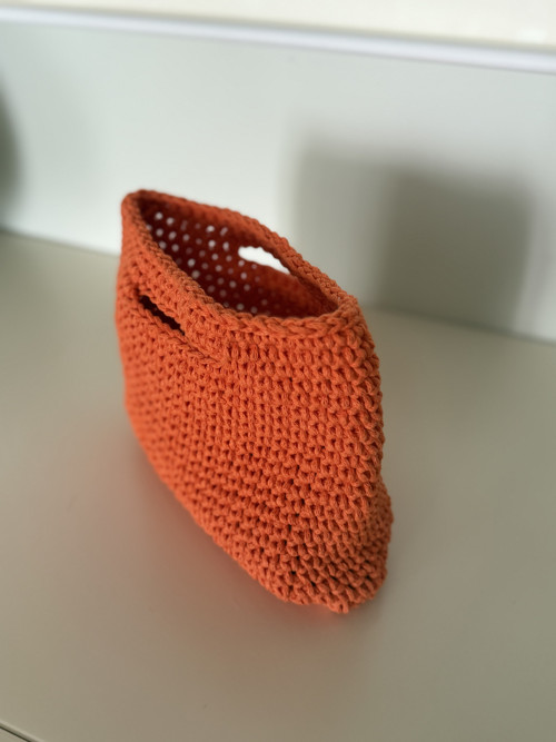 Háčkovaná taštička BEJBINKA orange — foto 3