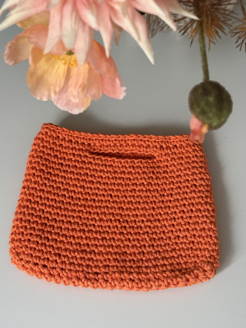 Háčkovaná taštička BEJBINKA orange — foto 4