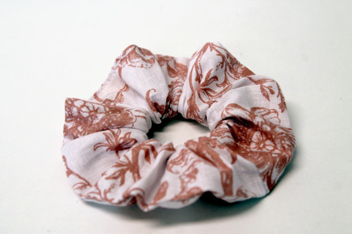 SCRUNCHIE Květiny růžové — foto 2