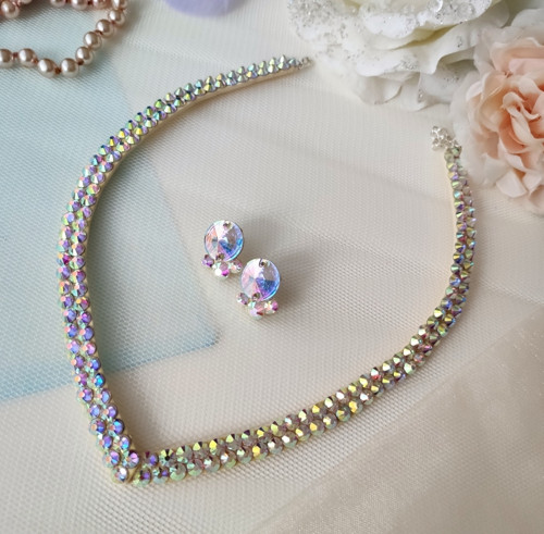 Náhrdelník s AB crystaly Simple — foto 2