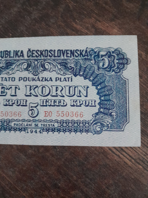 5 korun 1944 — foto 3