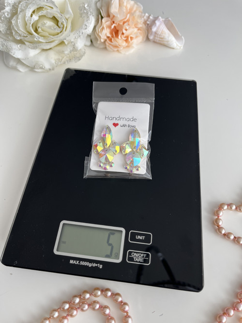 Náušnice s AB crystaly Christine — foto 6