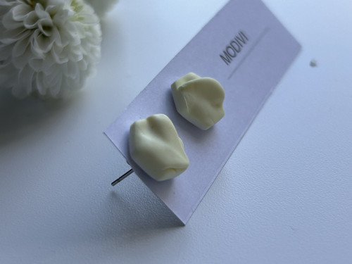 Máslové polymerové náušnice — foto 3