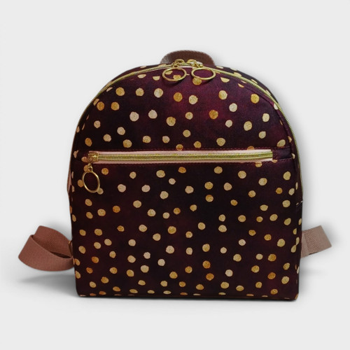 Batoh LELA Bordeaux Gold — foto 3