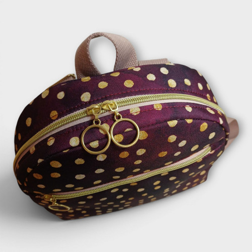 Batoh LELA Bordeaux Gold — foto 6