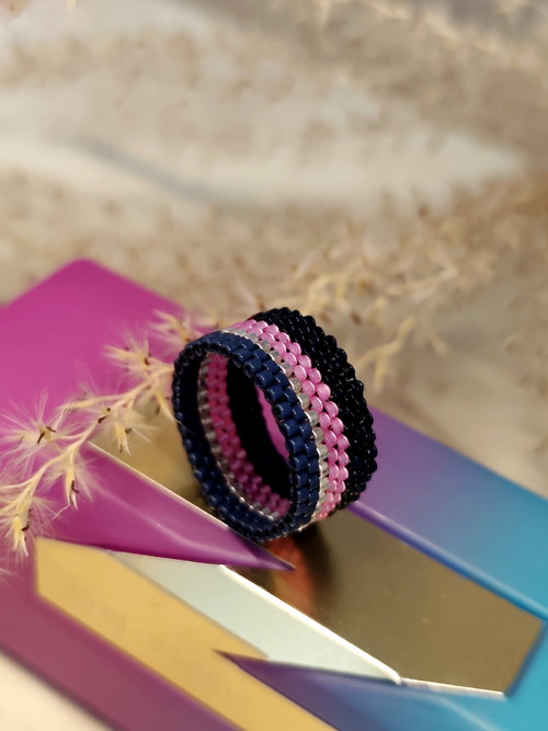 Prstýnek Pink & Navy — foto 3