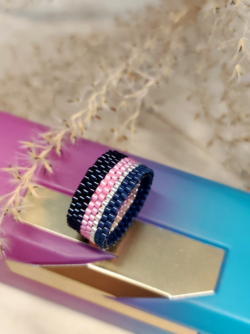 Prstýnek Pink & Navy — foto 2