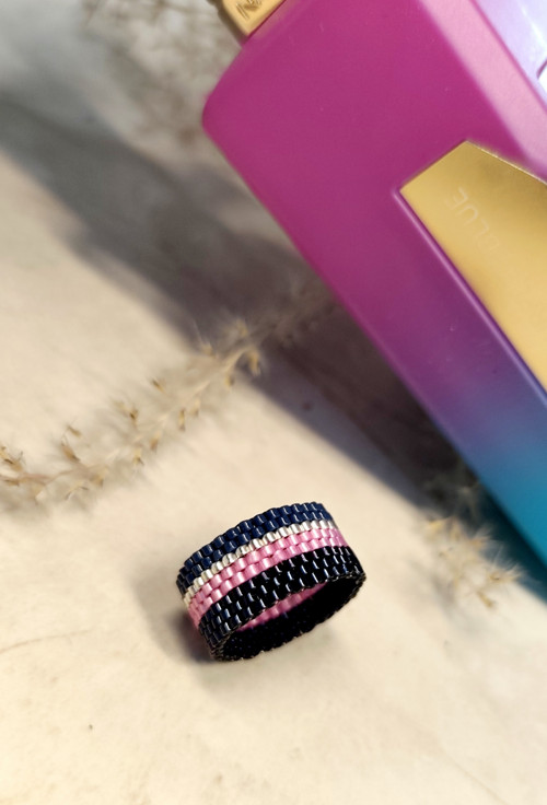 Prstýnek Pink & Navy — foto 4