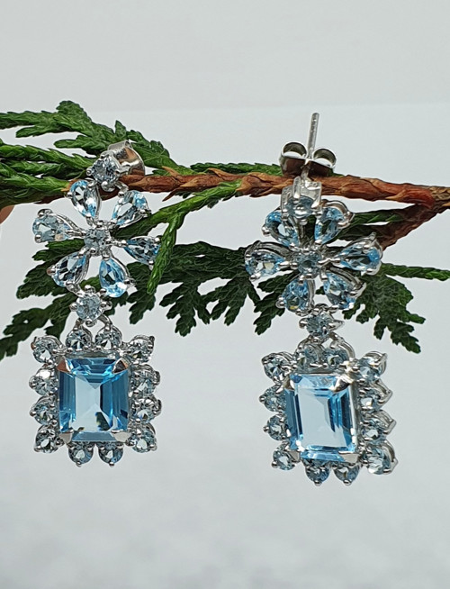 Luxusní náušnice - Topaz 147 — foto 4